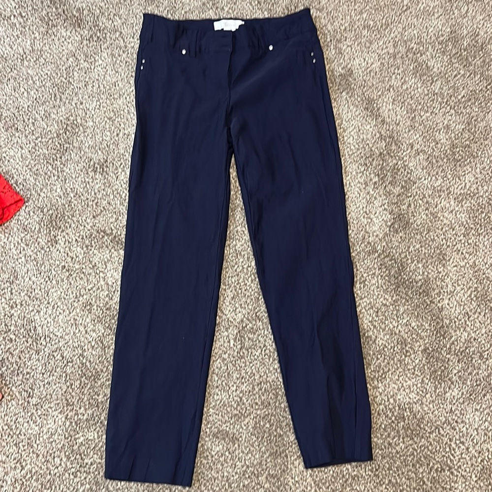 Navy blue dress pants 89th + Madison size six